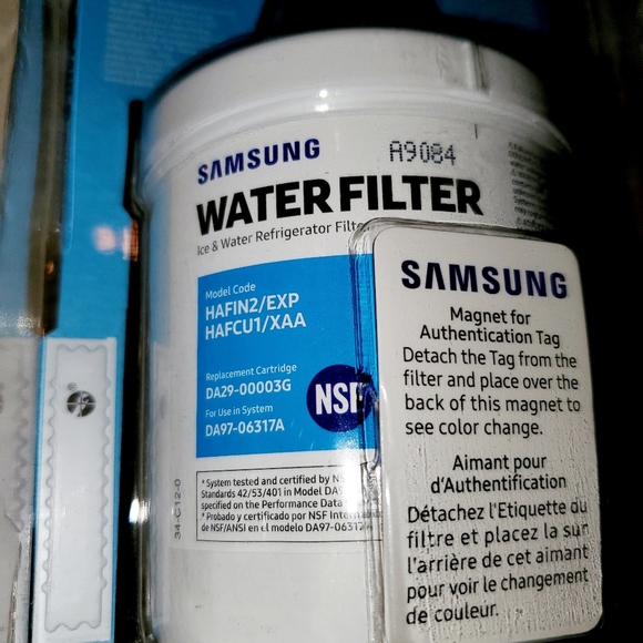 Samsung Genuine Water Filter Ice & Water Refrigera - Picture 1 of 5